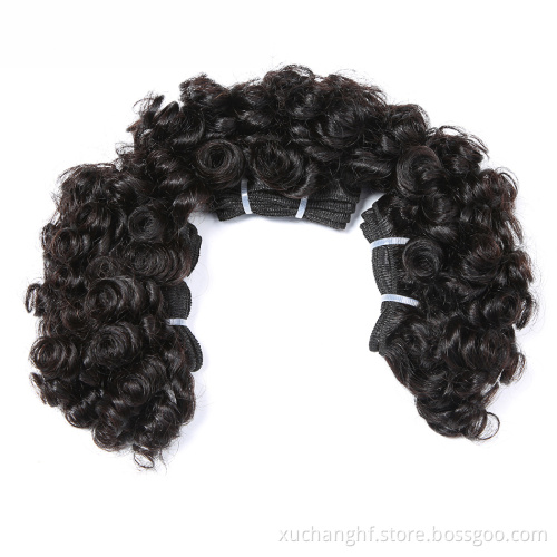 SUPER DOUBLE FUNMI BOUNCY CURLS 100% VIRGIN CUTICLE ALIGNED HUMAN HAIR EXTENSION